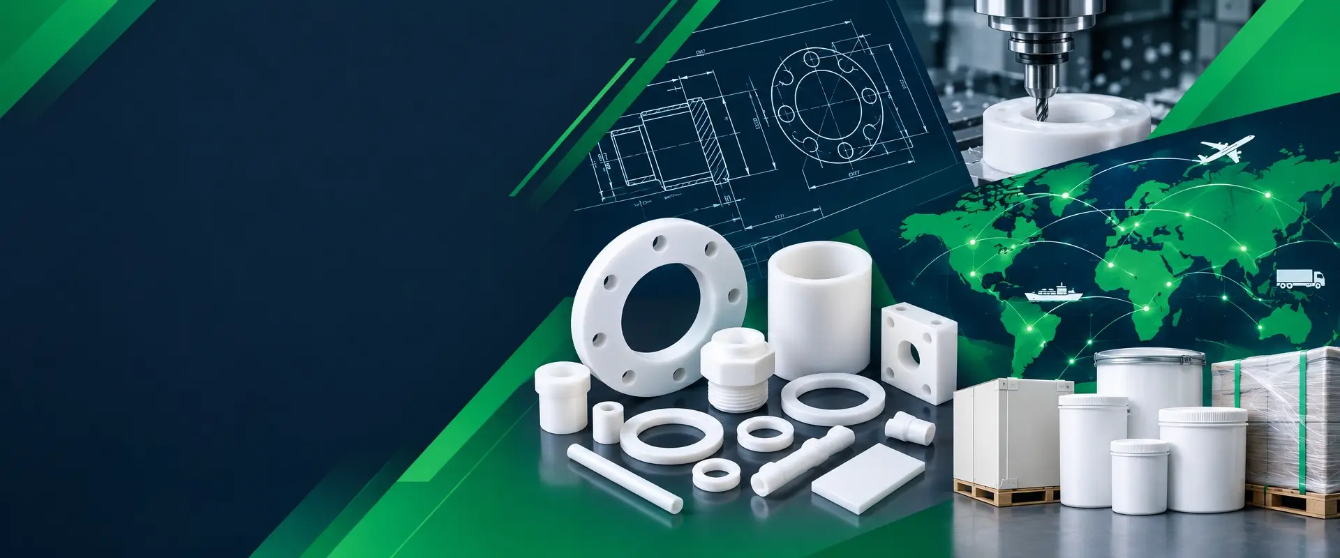 Custom PTFE & Fluoropolymer Components