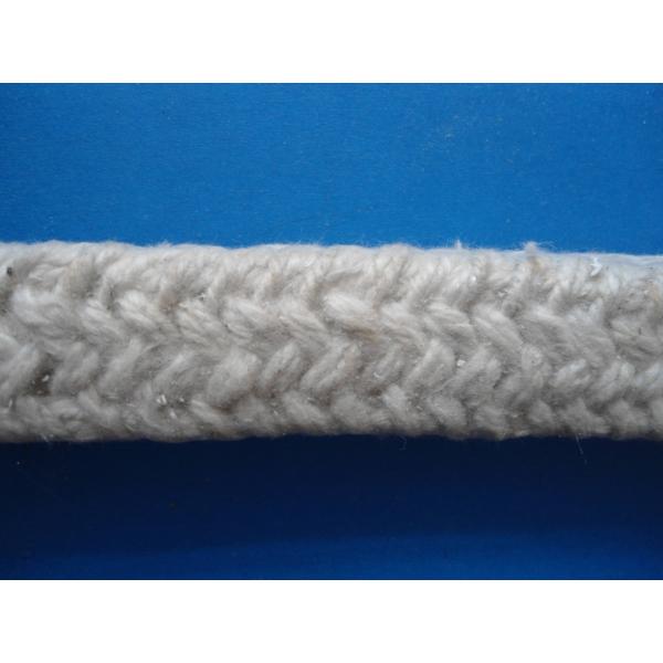 Braided Packing For Pumps , Industrial Gland packing High Temperature Resistance Ceramic