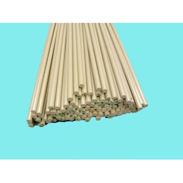 Chemical Resistance PEEK Rods Khaki For Bushes / Metering Pumps