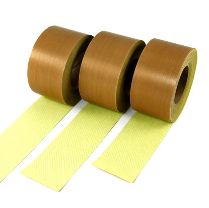 Insulation High Temp Fiberglass Tape / Heat Resistant PTFE Glass Cloth Tape