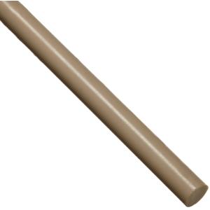 Khaki PEEK Bar PEEK Rods High Stiffness Hardness Pump Housings